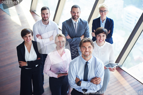 Image of diverse business people group