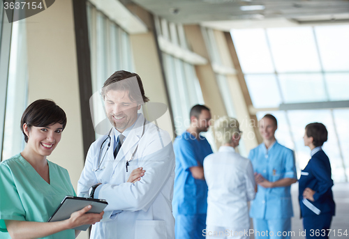 Image of group of medical staff at hospital