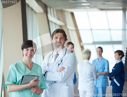 Image of group of medical staff at hospital