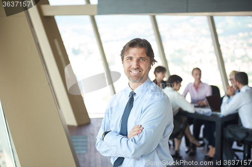 Image of portrait of handosme business man