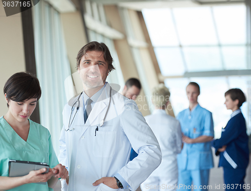 Image of group of medical staff at hospital