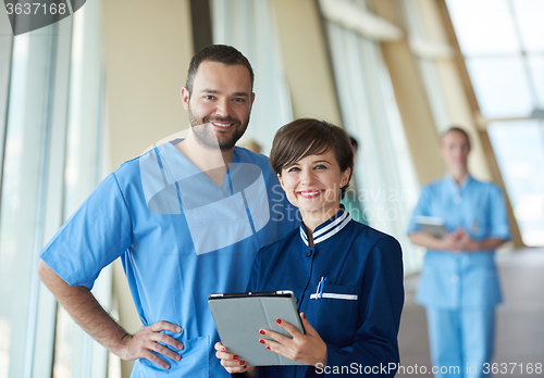 Image of group of medical staff at hospital