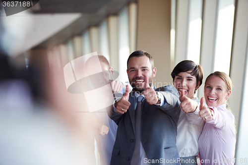Image of diverse business people group