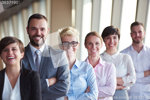 Image of diverse business people group