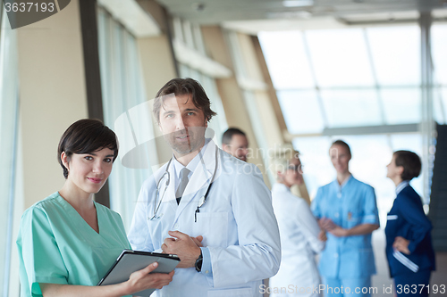 Image of group of medical staff at hospital