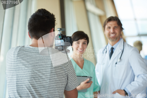 Image of group of medical staff at hospital