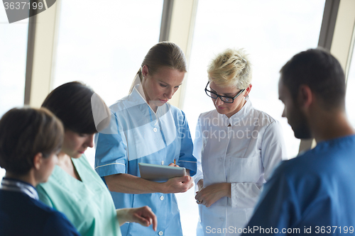 Image of group of medical staff at hospital