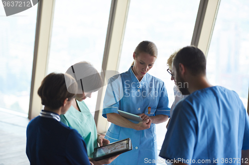 Image of group of medical staff at hospital