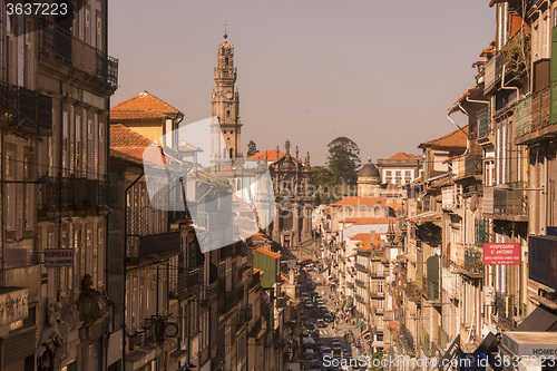 Image of EUROPE PORTUGAL PORTO RIBEIRA CHURCH IGREJA DOS CLERIGOS