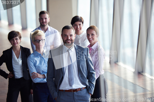 Image of diverse business people group