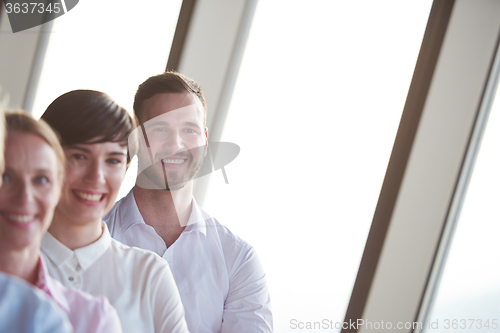 Image of diverse business people group