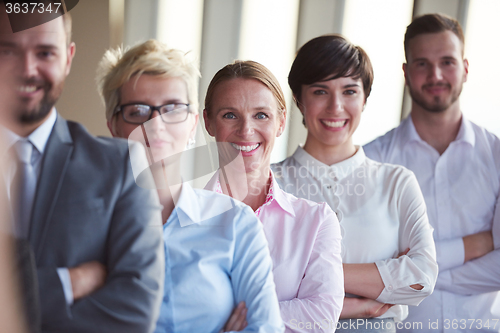 Image of diverse business people group