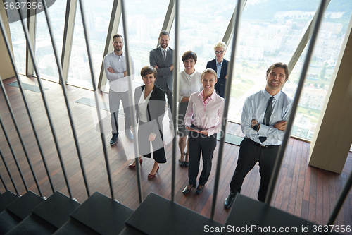 Image of diverse business people group