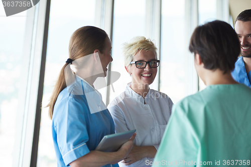 Image of group of medical staff at hospital
