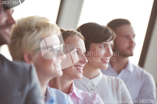 Image of diverse business people group