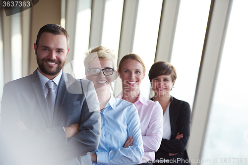 Image of diverse business people group