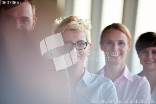Image of diverse business people group