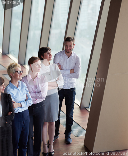 Image of diverse business people group