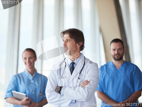 Image of group of medical staff at hospital