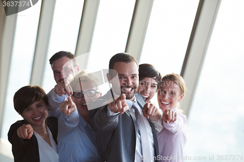 Image of diverse business people group