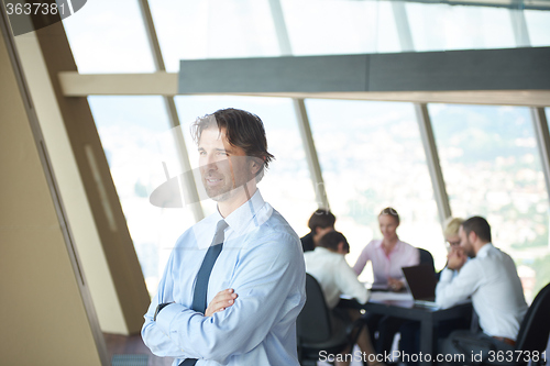 Image of portrait of handosme business man