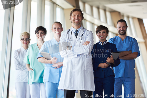 Image of group of medical staff at hospital