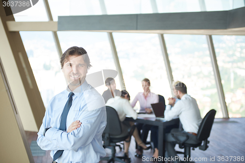 Image of portrait of handosme business man