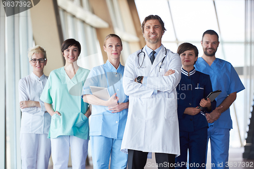 Image of group of medical staff at hospital