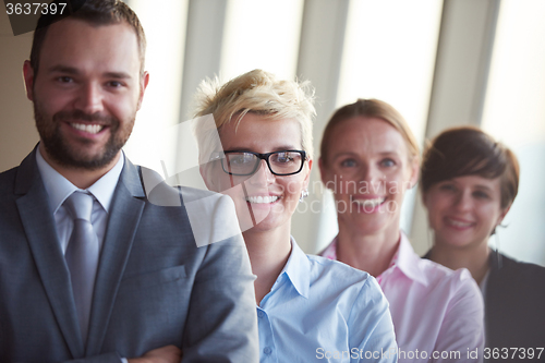 Image of diverse business people group