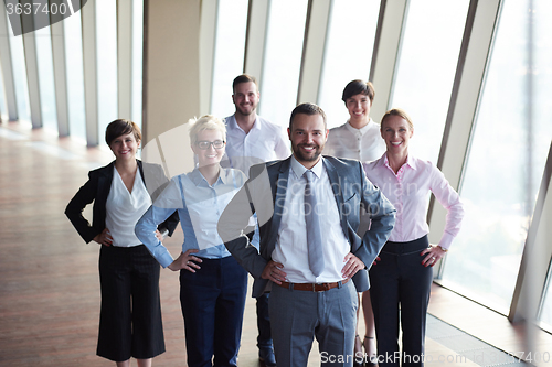 Image of diverse business people group