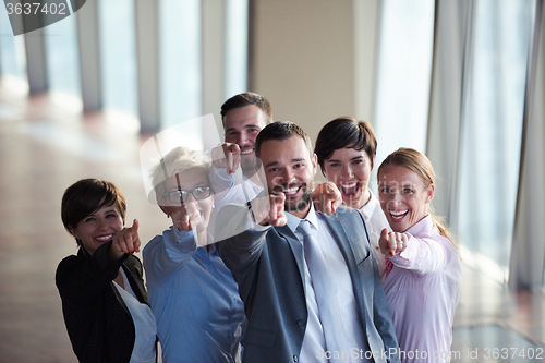 Image of diverse business people group