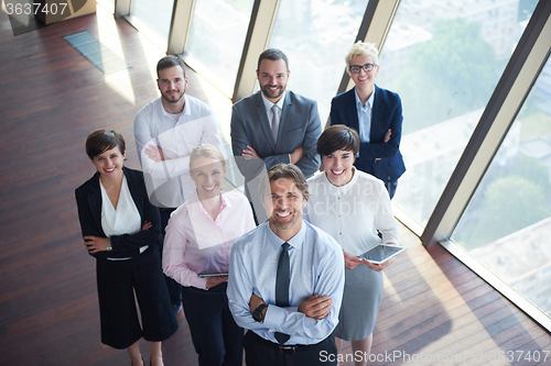 Image of diverse business people group