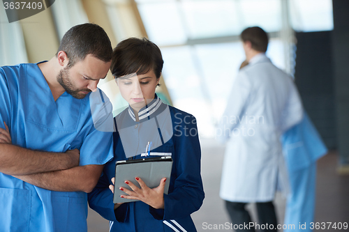 Image of group of medical staff at hospital