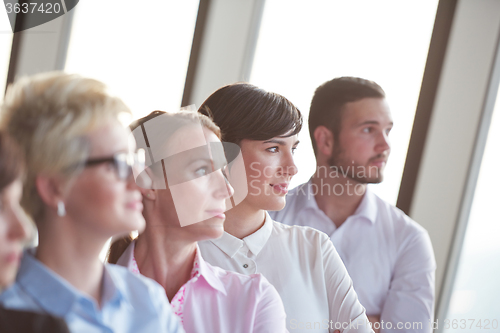 Image of diverse business people group