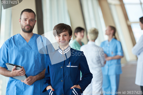 Image of group of medical staff at hospital