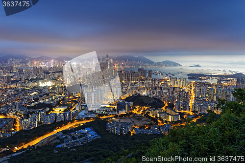 Image of Hong Kong City Sunset