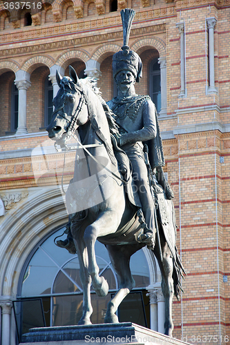 Image of Statue Of Ernest Augustus I in Hannover, Germany