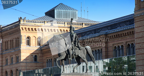 Image of Statue Of Ernest Augustus I in Hannover, Germany