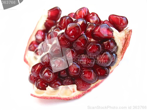 Image of Pomegranate on white