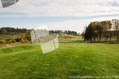 Image of Golfcourse and clubhouse