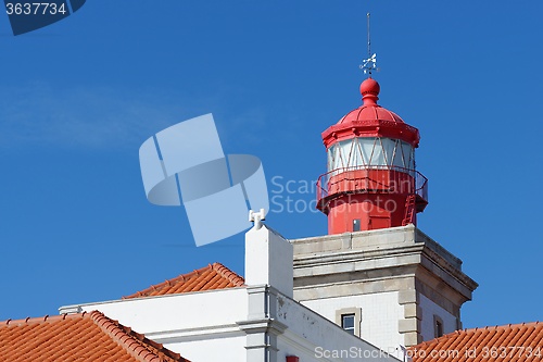 Image of Lighthouse top in Cabo Da Roca, Portugal