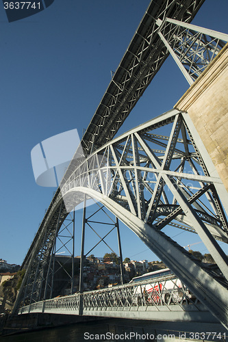 Image of EUROPE PORTUGAL PORTO RIBEIRA PONTE DE DOM LUIS