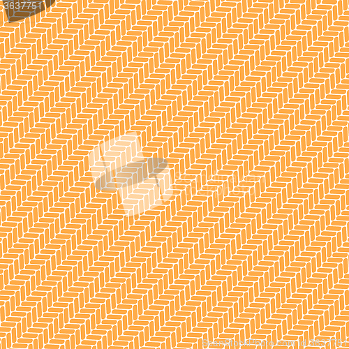 Image of Abstract Diagonal Orange Pattern.  Floor Tiles.