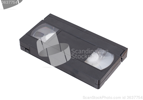 Image of Retro videotape isolated on a white background