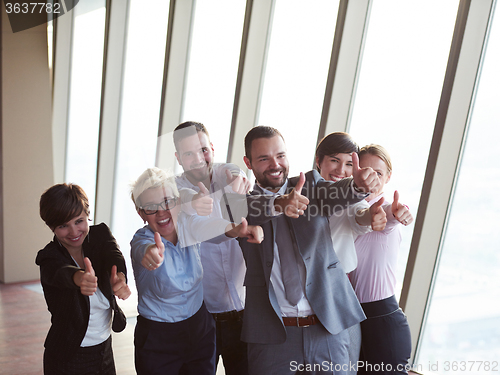Image of diverse business people group
