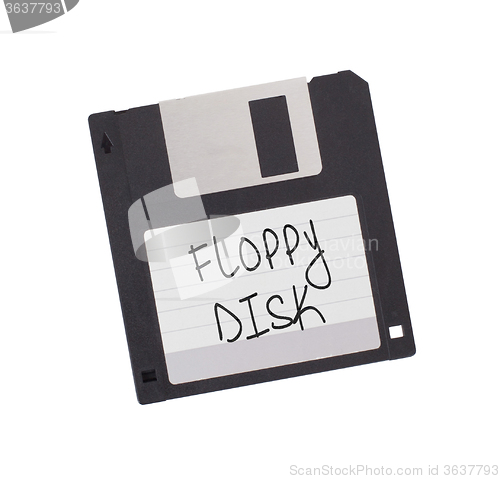 Image of Floppy Disk - Tachnology from the past, isolated on white