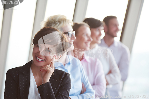 Image of diverse business people group