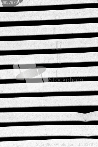Image of in europe italy milan old architecture and venetian blind wall