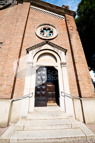 Image of building old  in italy europe       and sunlight