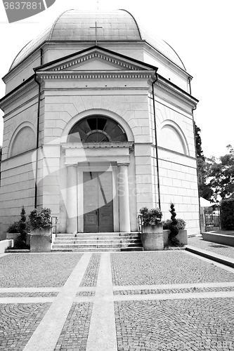 Image of building old architecture in italy europe milan religion       a
